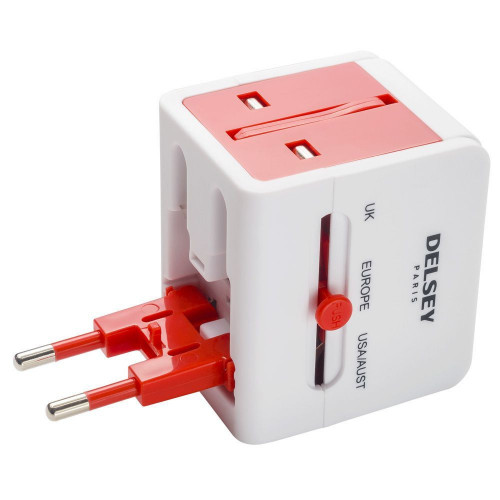 Купить универсальный адаптер с USB выходом от DELSEY по лучшей цене | Delsey